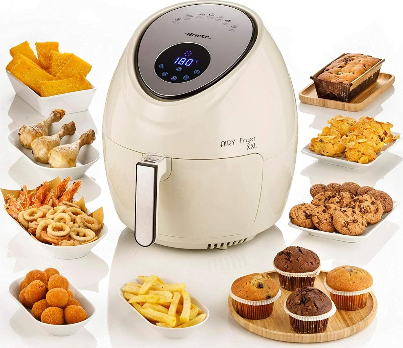 Ariete Airy Fryer XXL 4618/02 Air Fryer 5.5lt Μπεζ