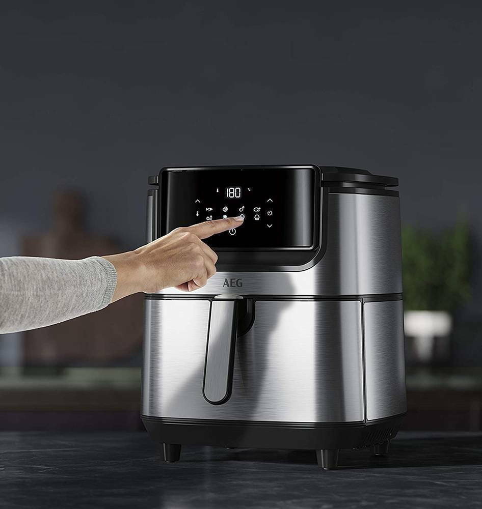 AEG AF6-1-6ST Air Fryer 5.4lt Ασημί