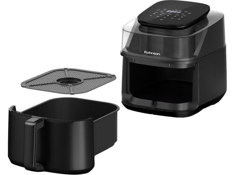 Rohnson R-2838 Air Fryer με Wi-Fi 5.5lt Μαύρο