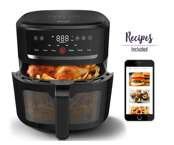 Rohnson R-2834 Air Fryer με Wi-Fi 8lt Μαύρο